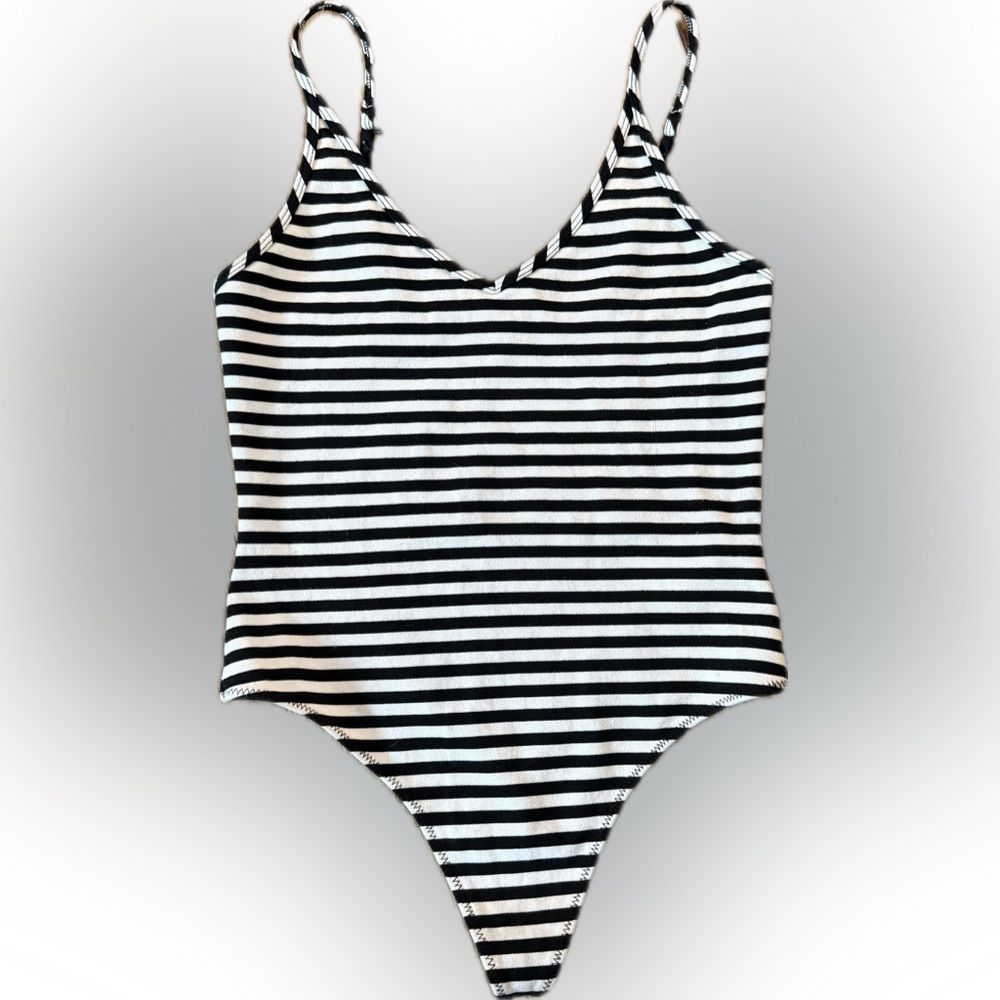 Sunday Best Striped Bodysuit - Picture 2 of 4
